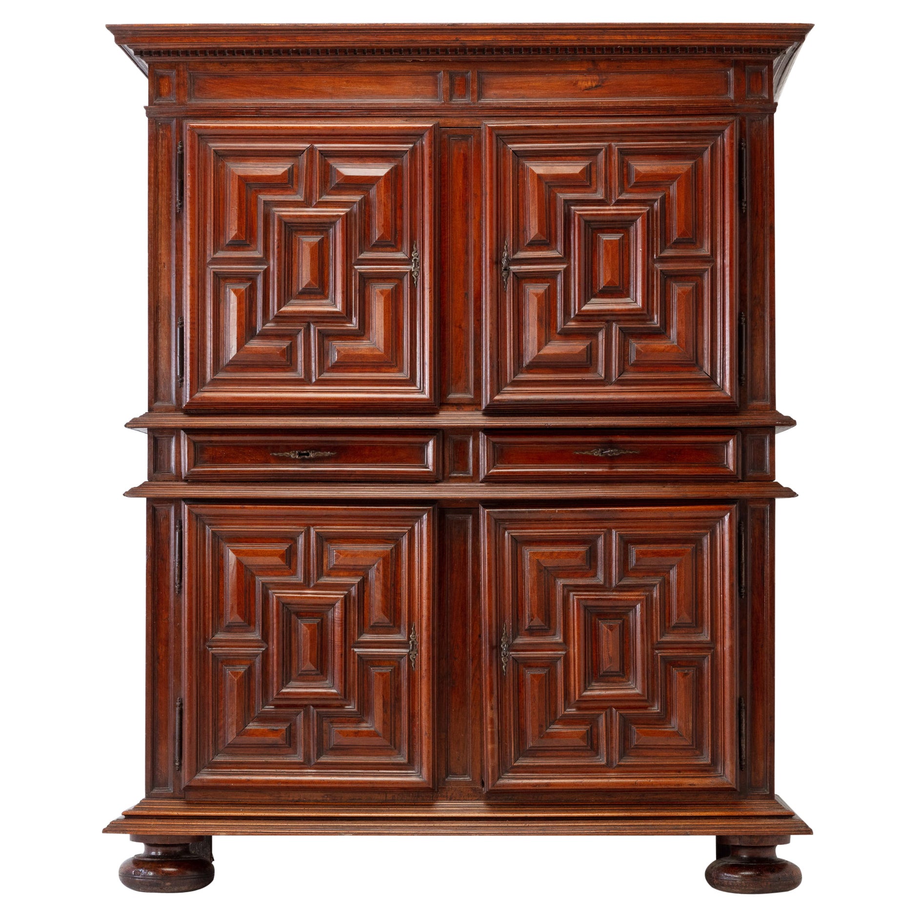 18th Century Dutch Walnut Cabinet