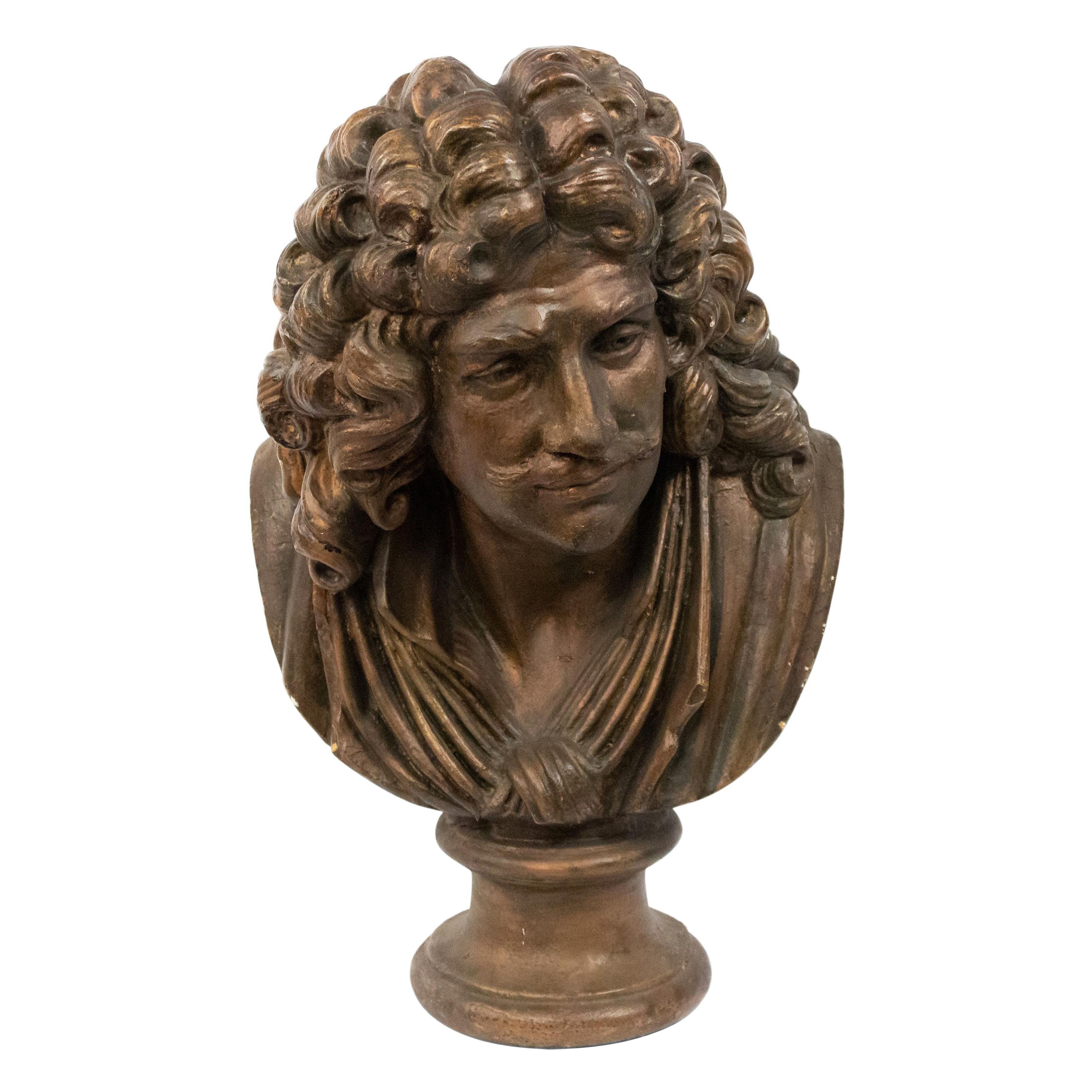 French Plaster Corneilla Van Cleve Bust For Sale