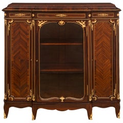 French 19th Century Transitional St. Cabinet Vitrine