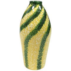 Large Colorful Mid-Century Modern Ceramic Vase, 1970's