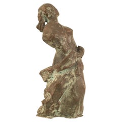 Post-War Abstract Bronze Sculpture