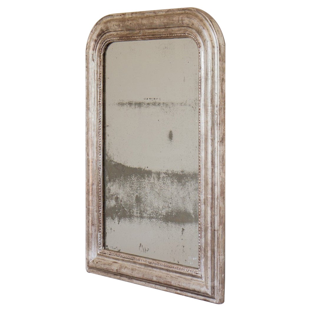 Mid 19th Century Silver Leaf Framed Mirror