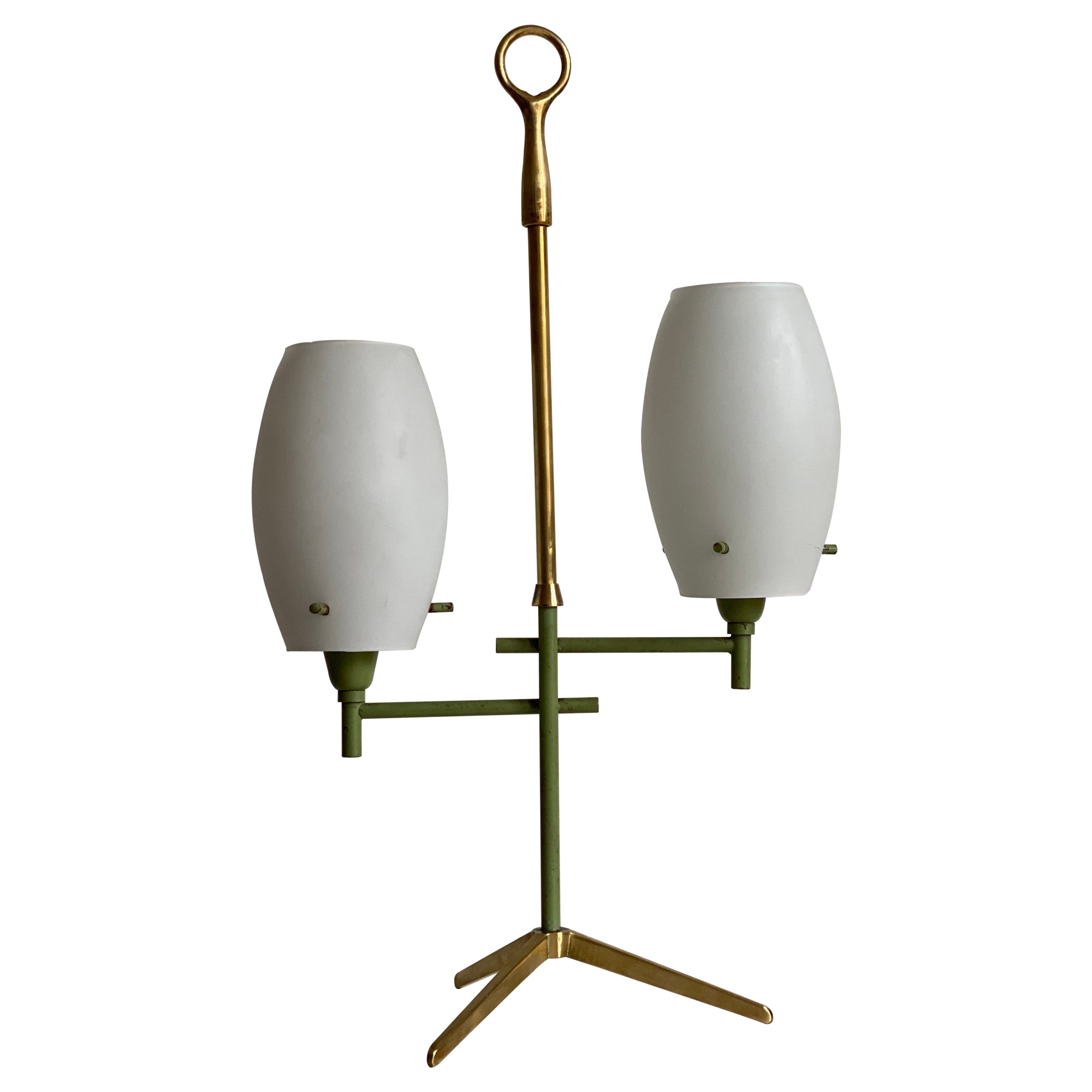 Arredoluce Style Double Orb Table Lamp