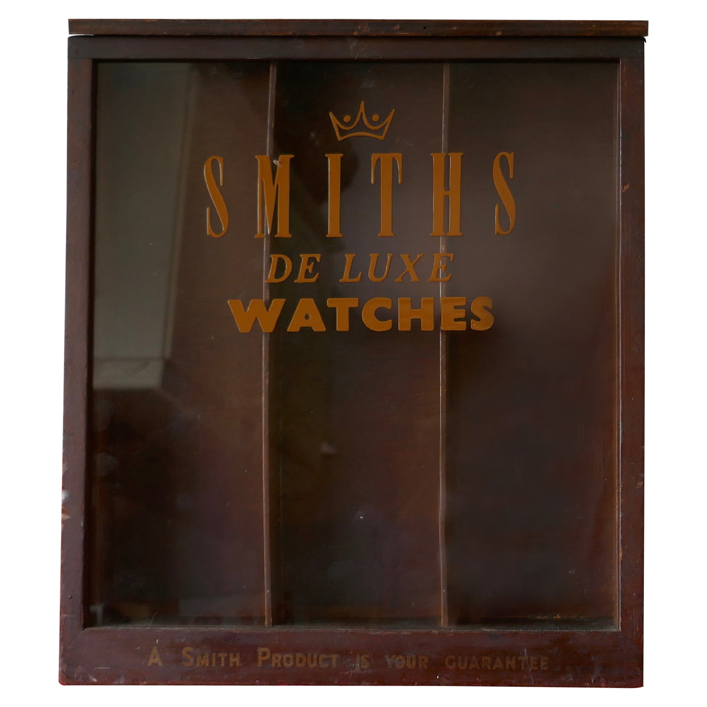 Vitrine d'exposition pour horlogers Smiths en vente