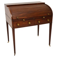 Antique Period George III Tambour Top Desk