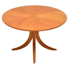 Table basse "Alma" vintage en orme des années 1960