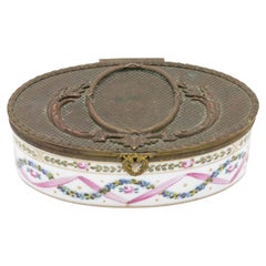 French Victorian Porcelain Box