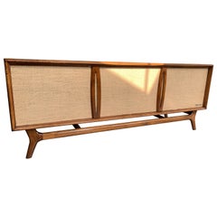 Vintage Packard Bell Mid-Century Modern Stereo Record Console