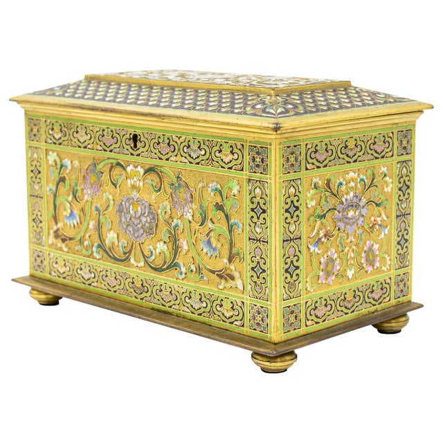 Bronze Box Egyptian Style Bronze Box For Sale at 1stDibs | egyptian inlaid boxes
