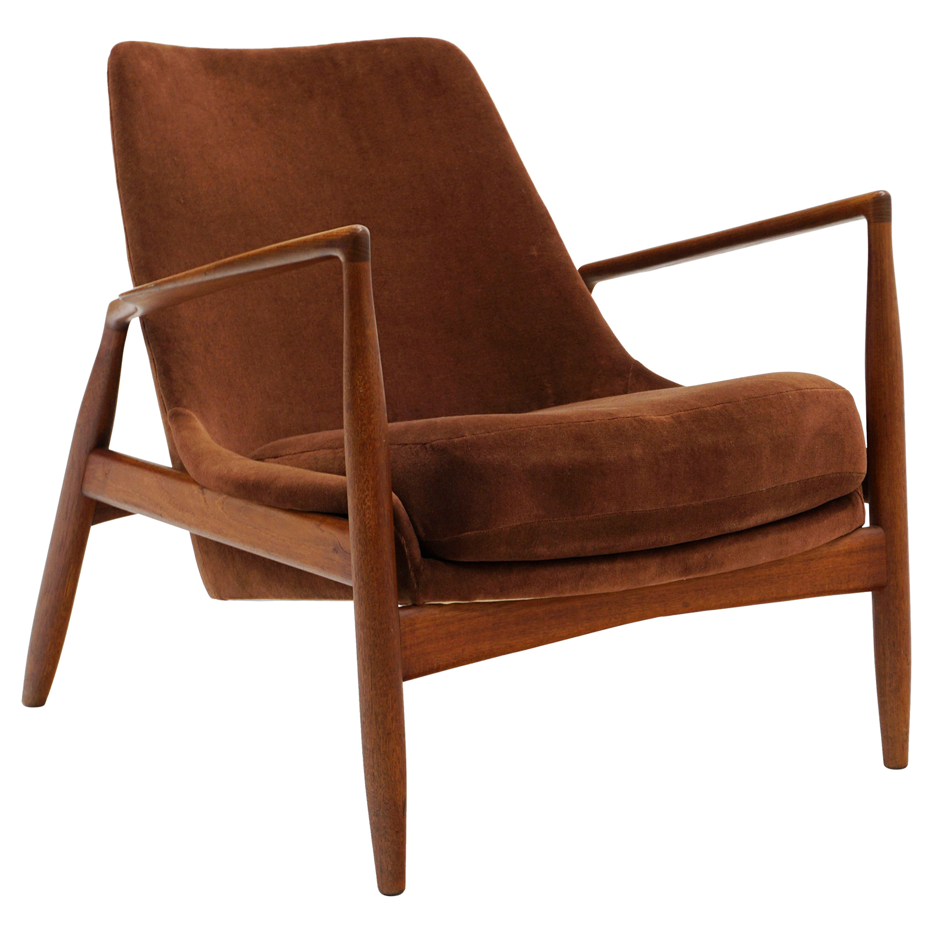 Seal / Salen Lounge Chair by Ib Kofod Larsen for OPE, Sweden, 1950s, Teak Frame