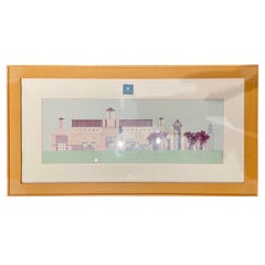 Framed Architectural Print by Michael Graves Design Postmodern Building