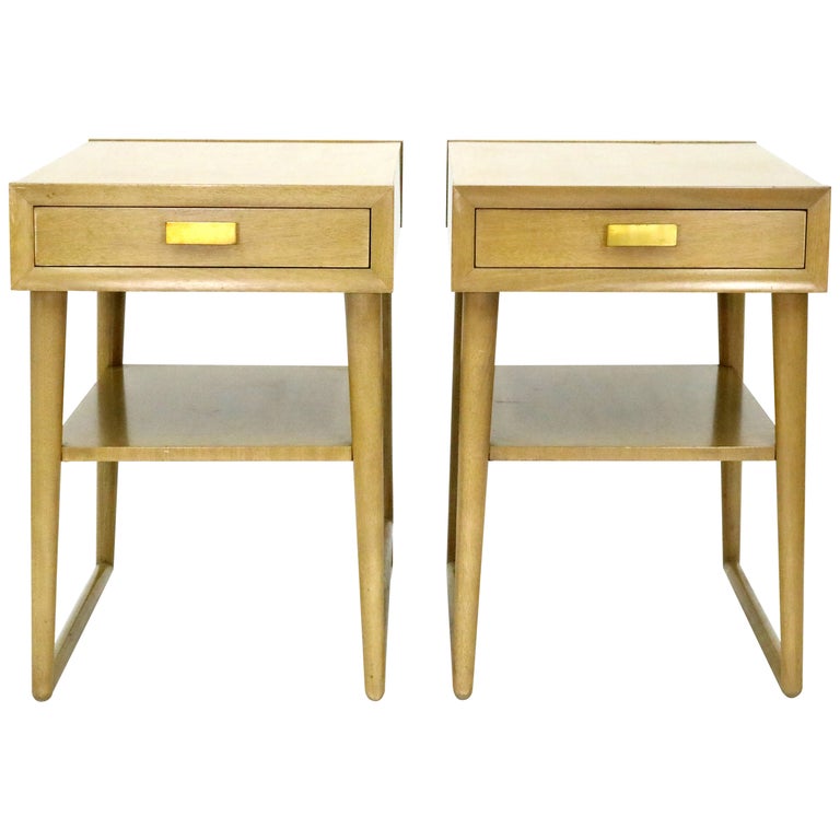MidCentury Mahogany End Tables or Night Stands by Imperial Furniture