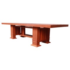 Frank Lloyd Wright for Cassina Arts & Crafts "Allen" Dining Table, 1986