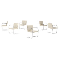 Set of Six Mies Van Der Rohe Brno Chairs