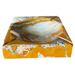 Vintage Marble Ashtray by Peter Pepper Products circa 1970s 