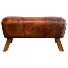 Pommel Horse with Vintage Style Leather