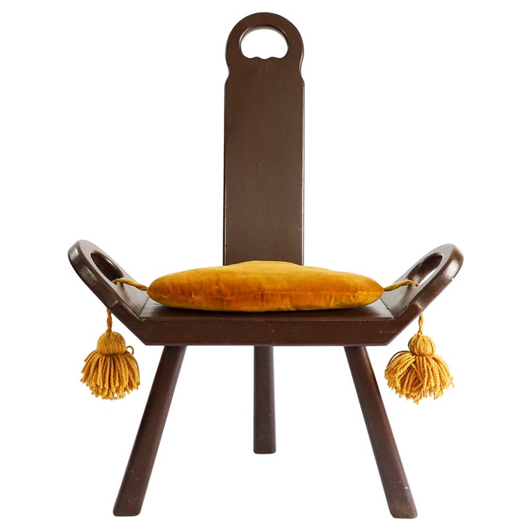Spanish Chair or "Silla Partera" at 1stDibs