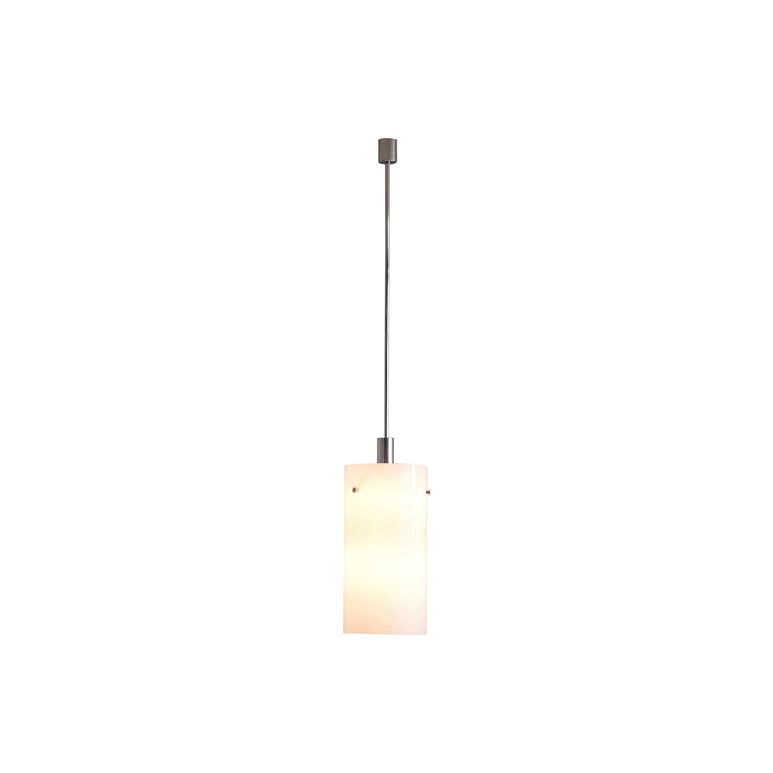 Pendant Lamp with White Glass Shade