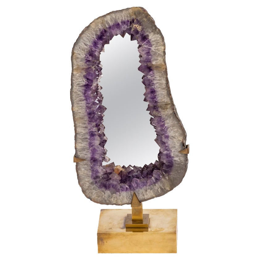 Willy Daro, Mirror Amethyst, 1970s For Sale