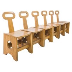 Mid-Century Czech Dining Chairs, Set of Six