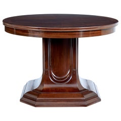 19th Century Carved Mahogany Center Table