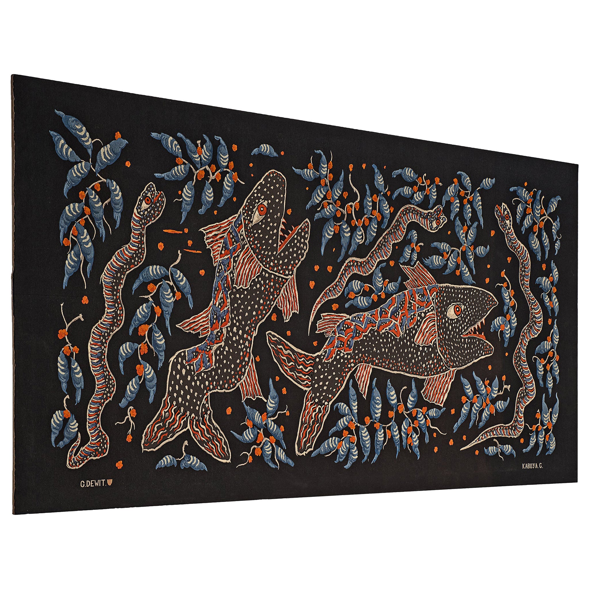 Celestin Kabuya Grand Wall Tapestry For Sale