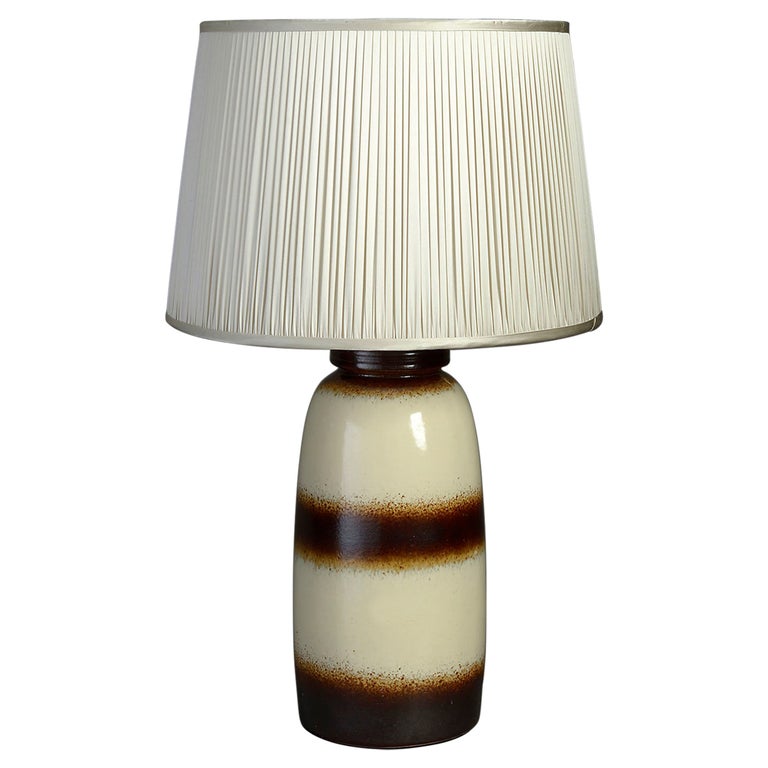 MidCentury Art Pottery Vase Lamp For Sale at 1stDibs