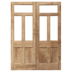 Two Interior Reclaimed Pine Doors