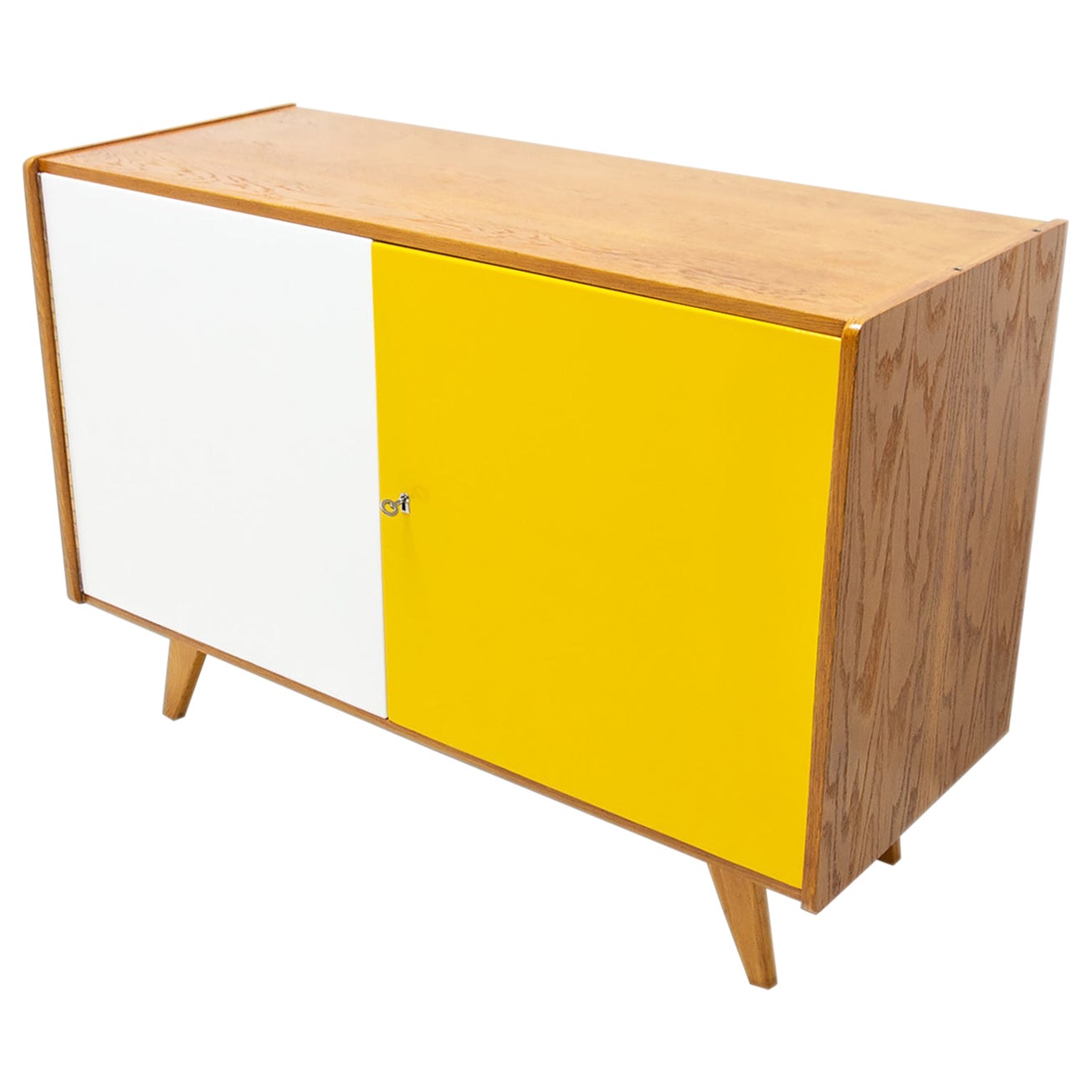 Fully Restored Mid Century Sideboard U-450 by Jiří Jiroutek, 1960's, Czech