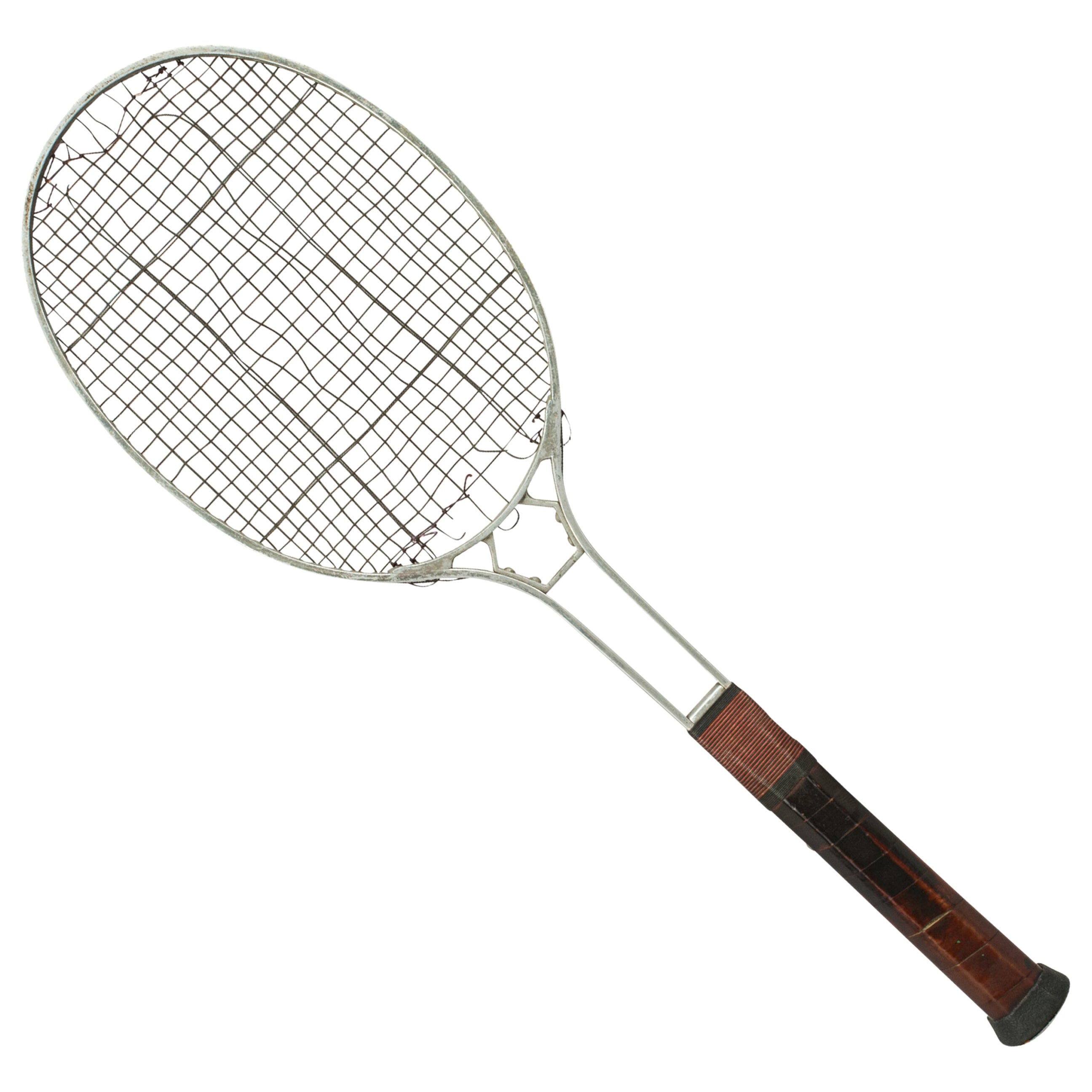 Drastisch het winkelcentrum Passend Antique Tennis Racket, Birmal All Metal Racket For Sale at 1stDibs | metal tennis  racket