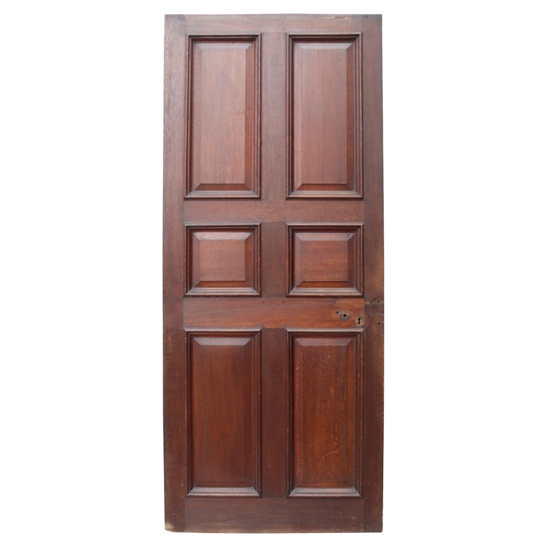 Puerta de interior inglesa de seis hojas de roble recuperado Jorge III en venta