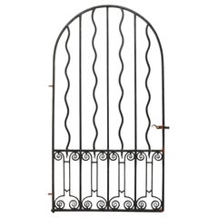 Reclaimed Arched Wrought Iron Gate