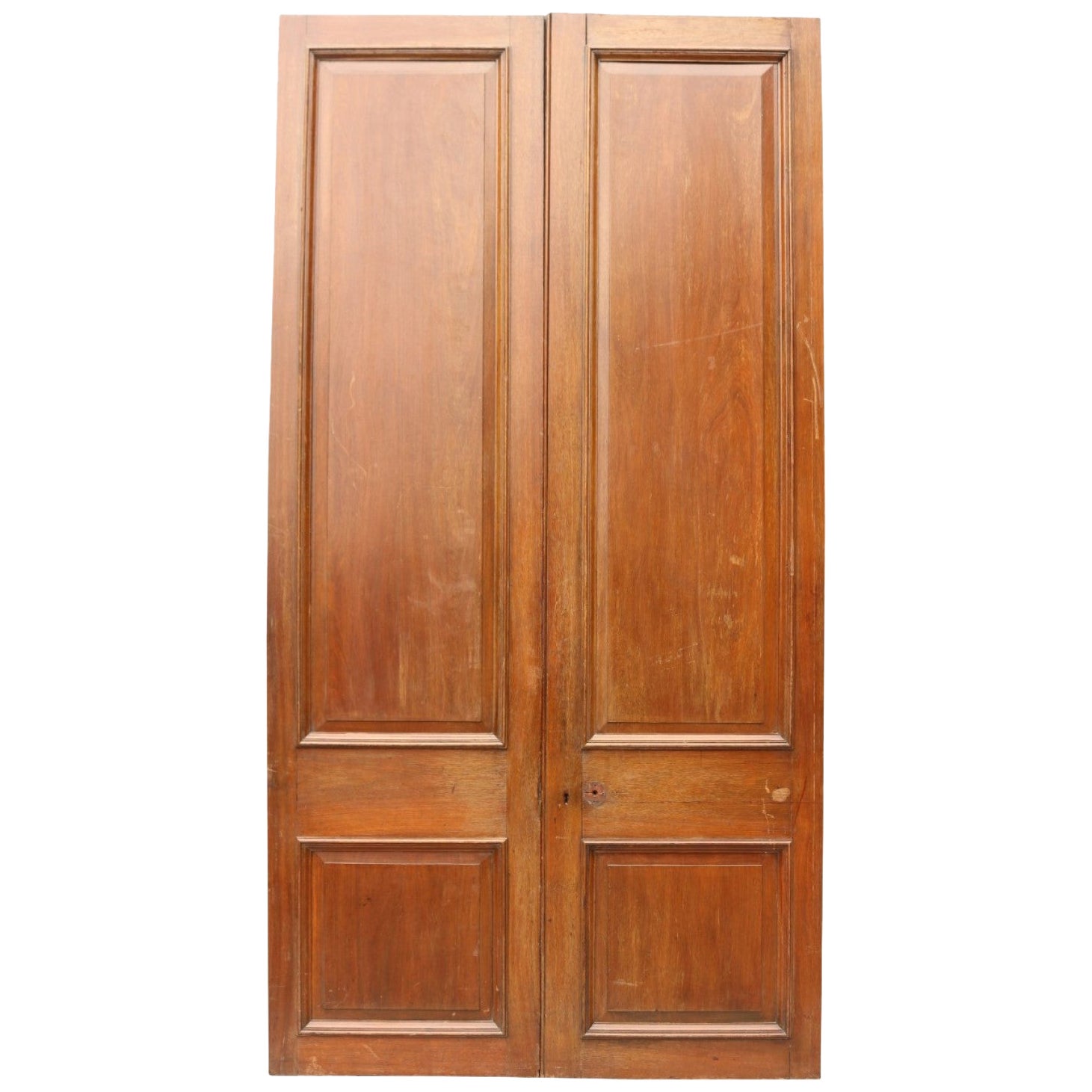 Pair of Reclaimed Teak Double Doors