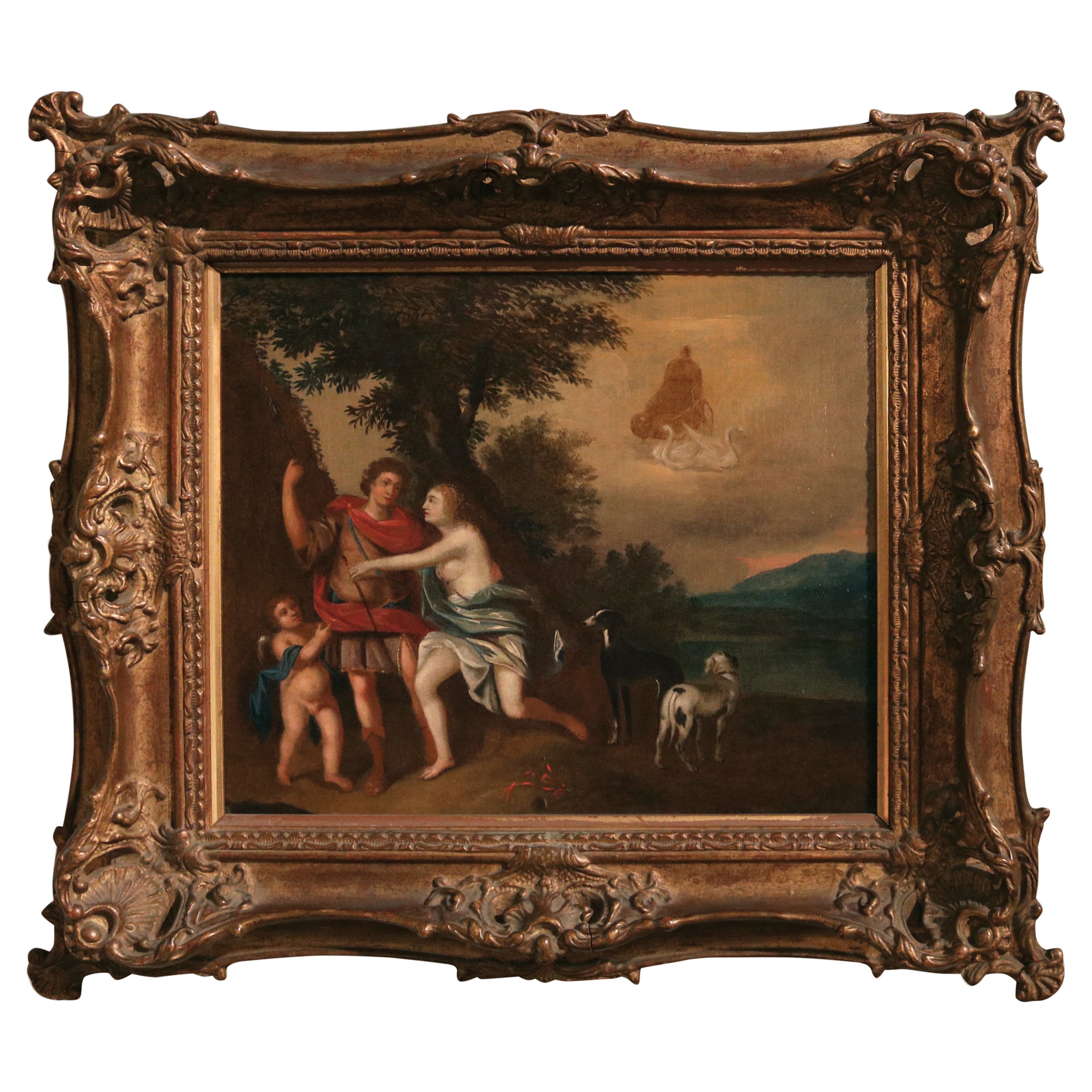 18th Century Oil Painting from the School of Jan Van Neck For Sale