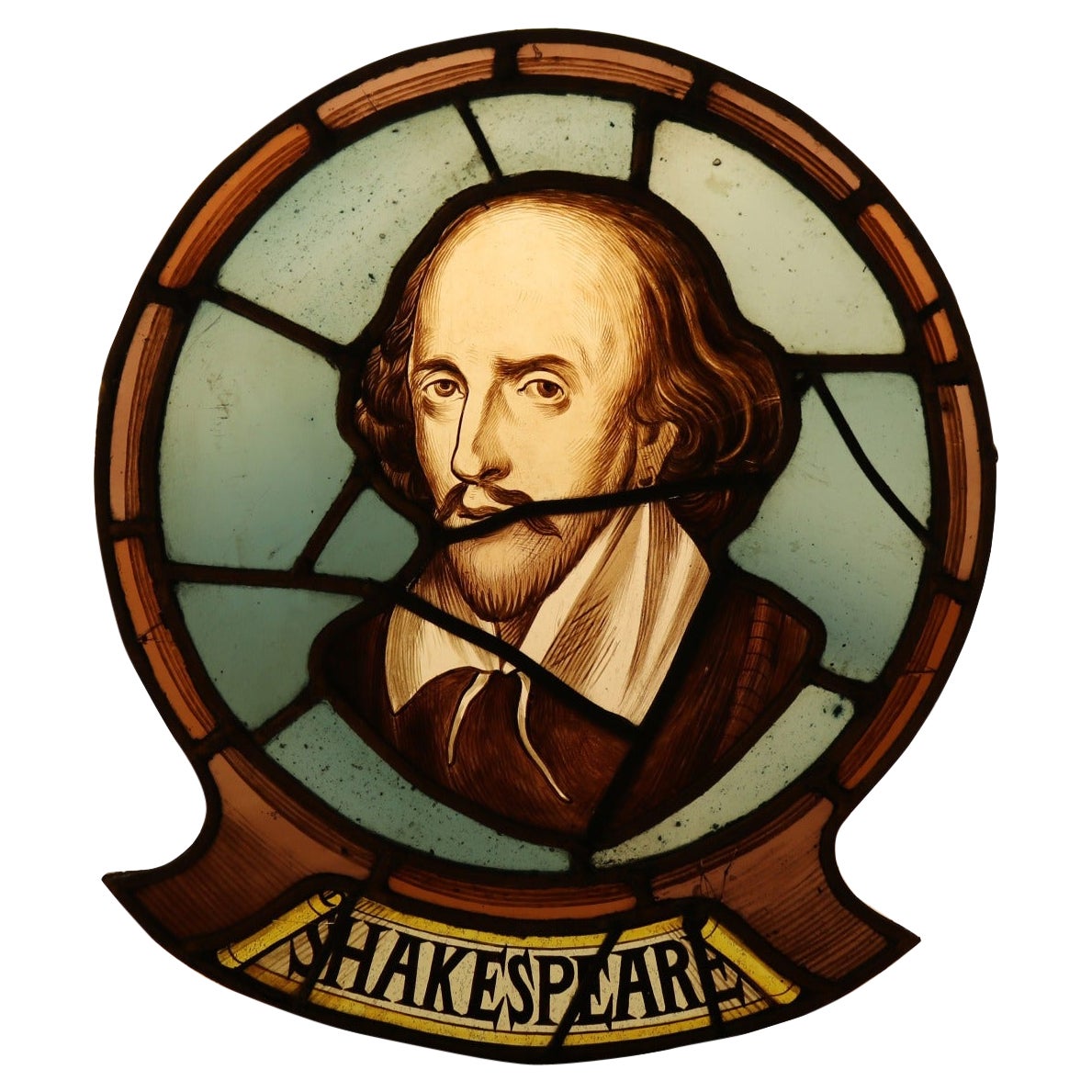 William Shakespear, Antique Stained Glass Window