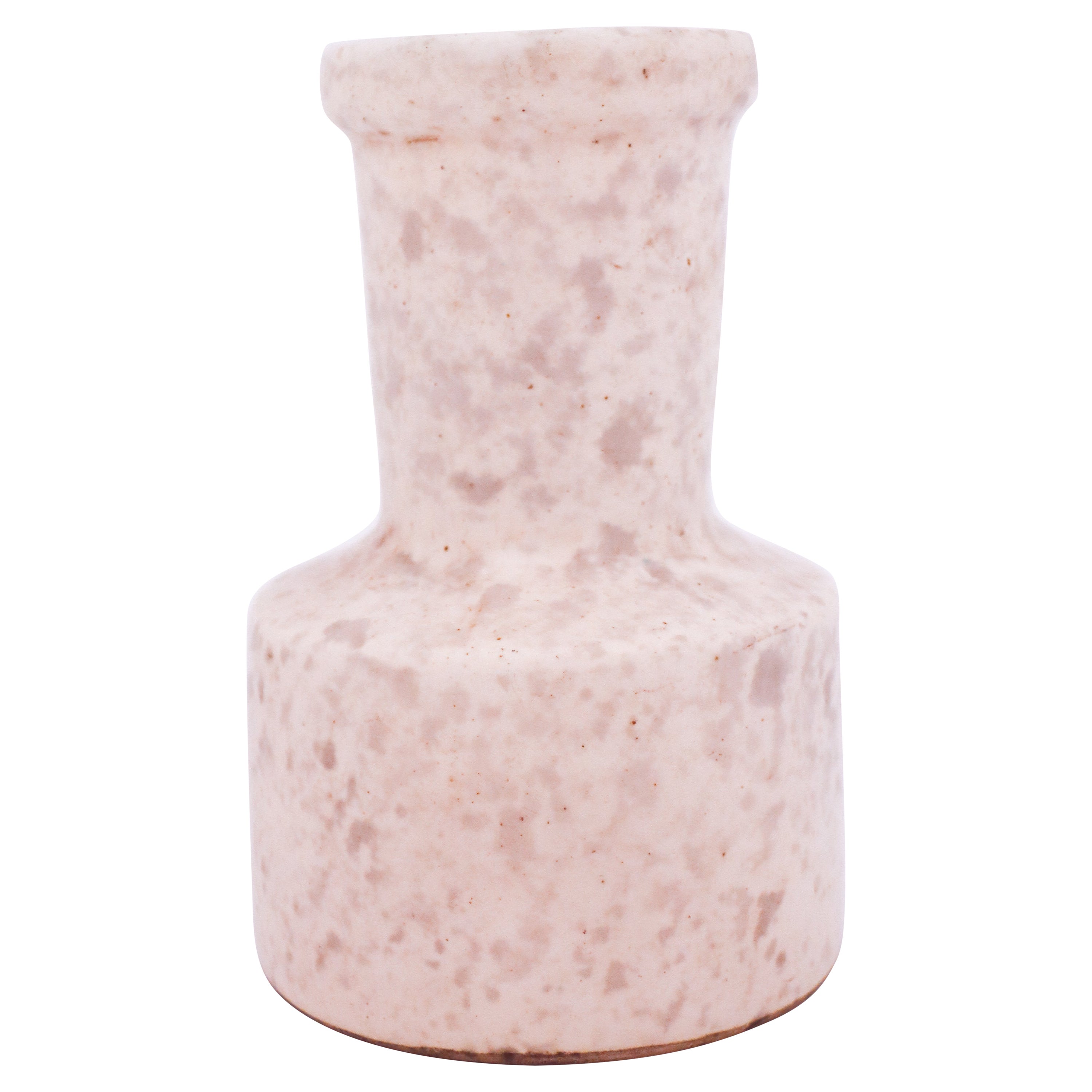 Vaso bianco, Ceramica di Hans Hedberg, Biot, Francia, Scandinavo Moderno