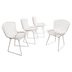 Set of 4 Chairs by Harry Bertoia for Knoll