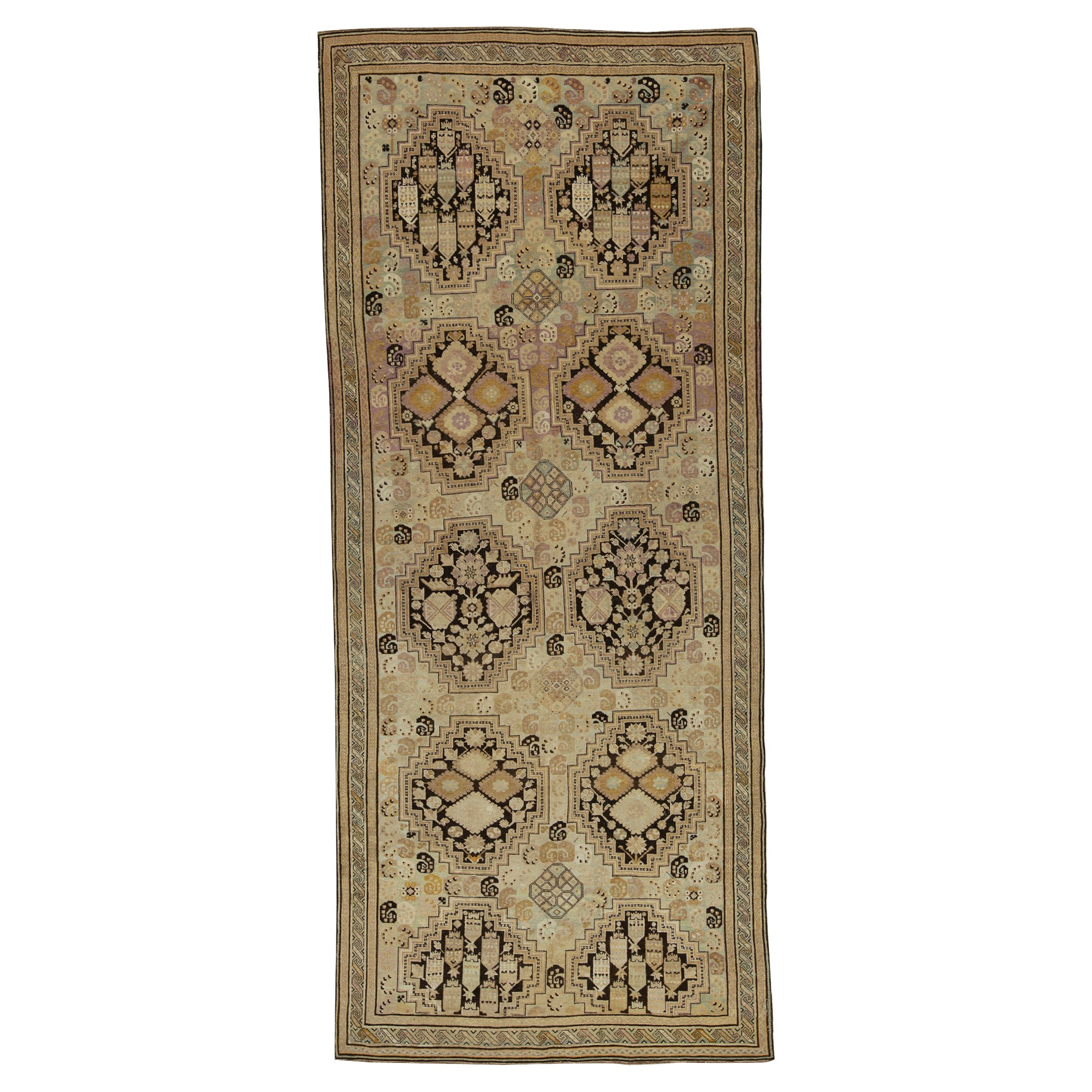  Antique Persian Fine Traditional Handwoven Luxury Wool Multi Rug