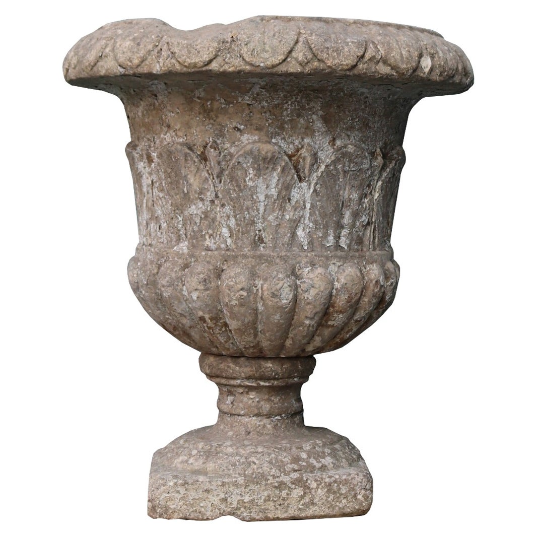 Antique Limestone Urn