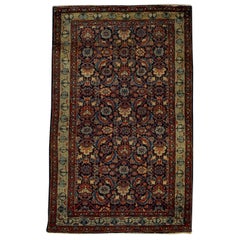   Antique Persian Fine Traditional Handwoven Luxury Wool Multi Rug