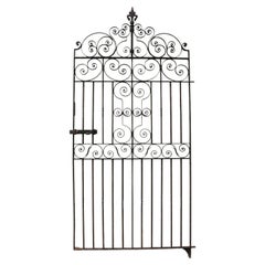 Retro Reclaimed Tall Wrought Iron Gate