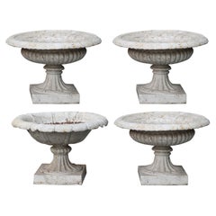 Four Used Tazza Urns