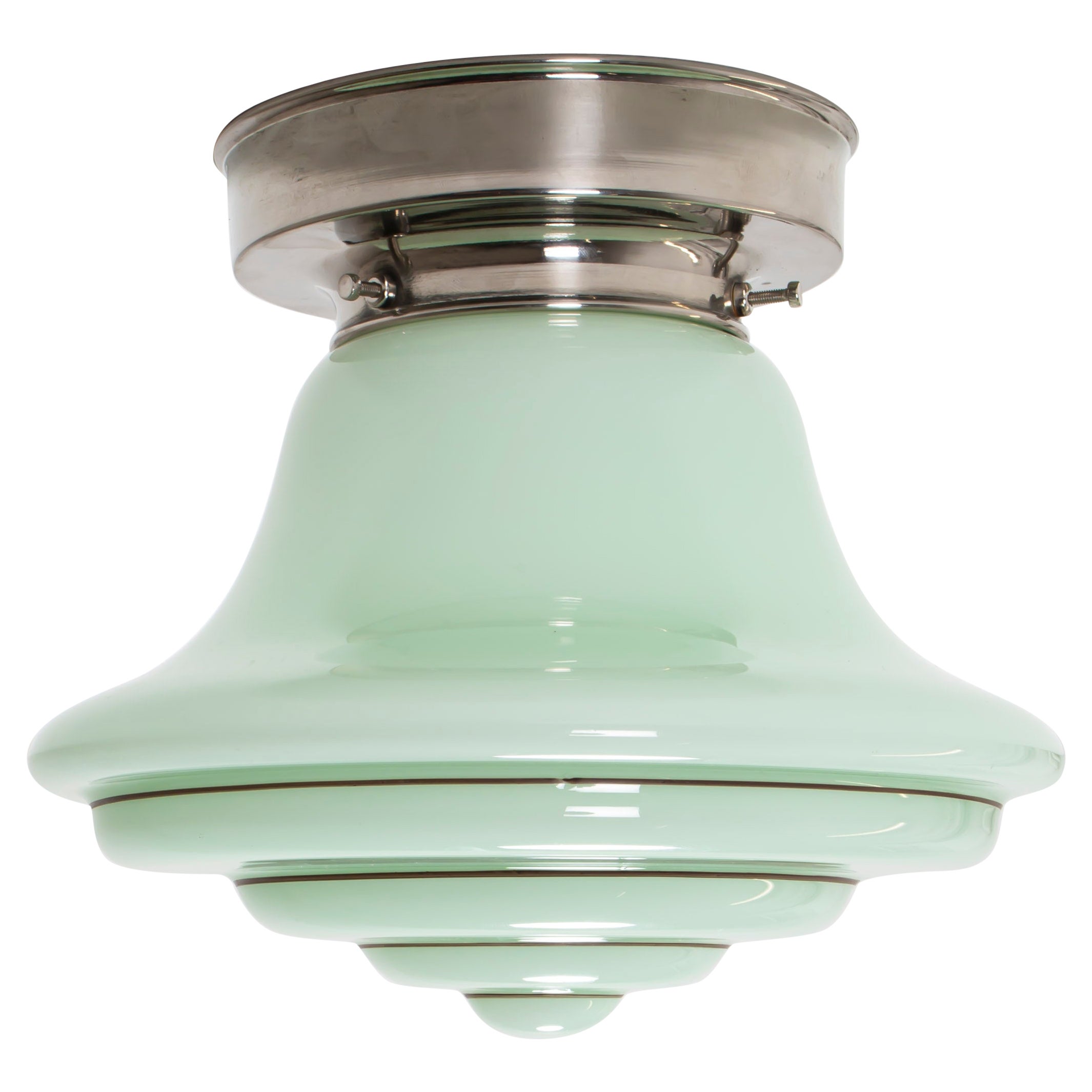 Scandinavian Flushmount Ceiling Lamp, 1950s
