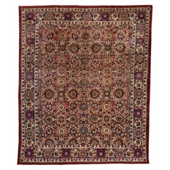   Vintage Persian Fine Traditional Handwoven Luxury Wool Multi Rug