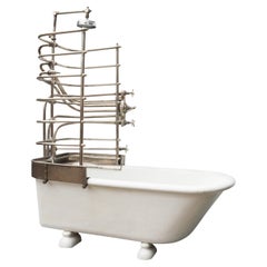 Reclaimed Antique Canopy Bath and Shower