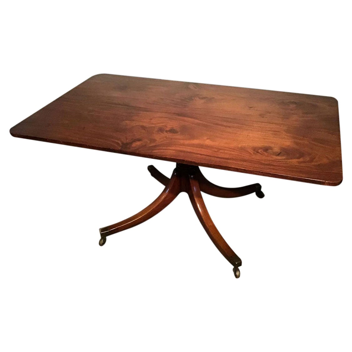 Antique English Mahogany Breakfast Table For Sale