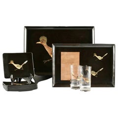 Couroc Roadrunner Drinks and Charcuterie Snack Set