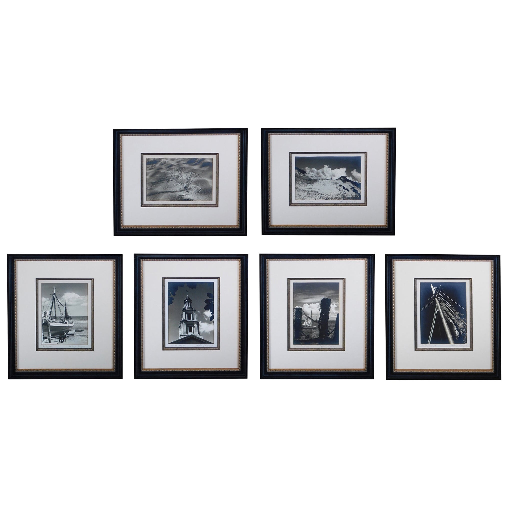 Six tirages argentiques de John W. Gregory '1903-1992' représentant des vues de Provincetown