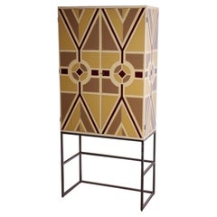 Tommi Parzinger Painted Bar Cabinet