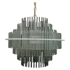 Elegant 1970's Waterfall Light by Sciolari